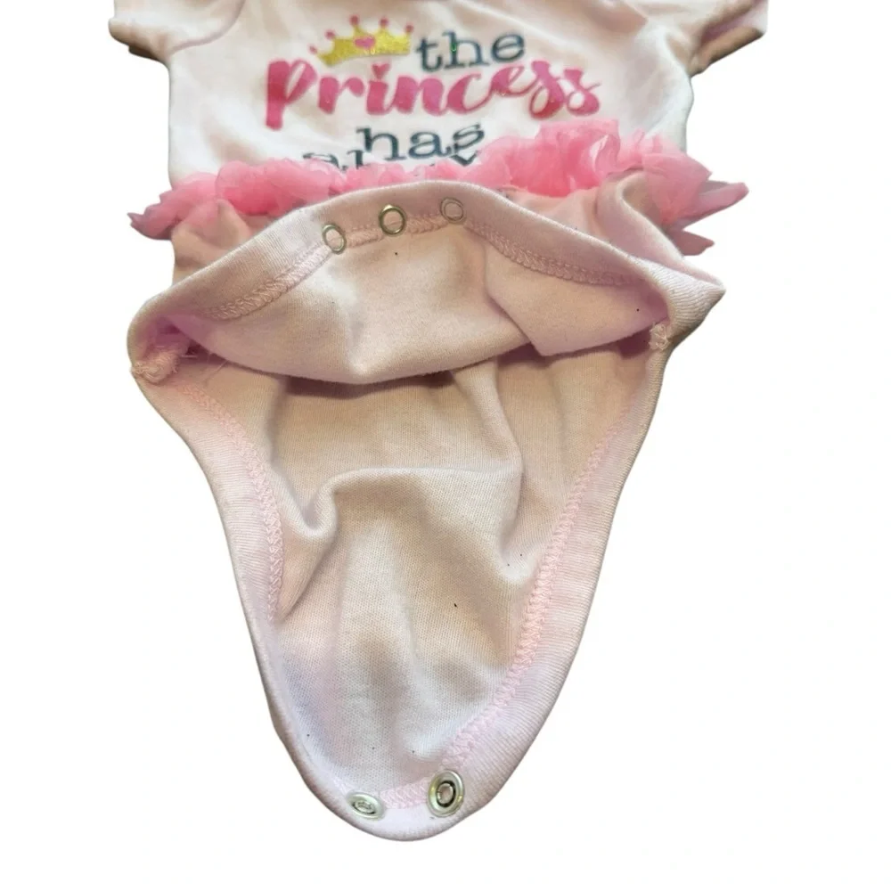 Magic Years Pink and White Baby Onesie